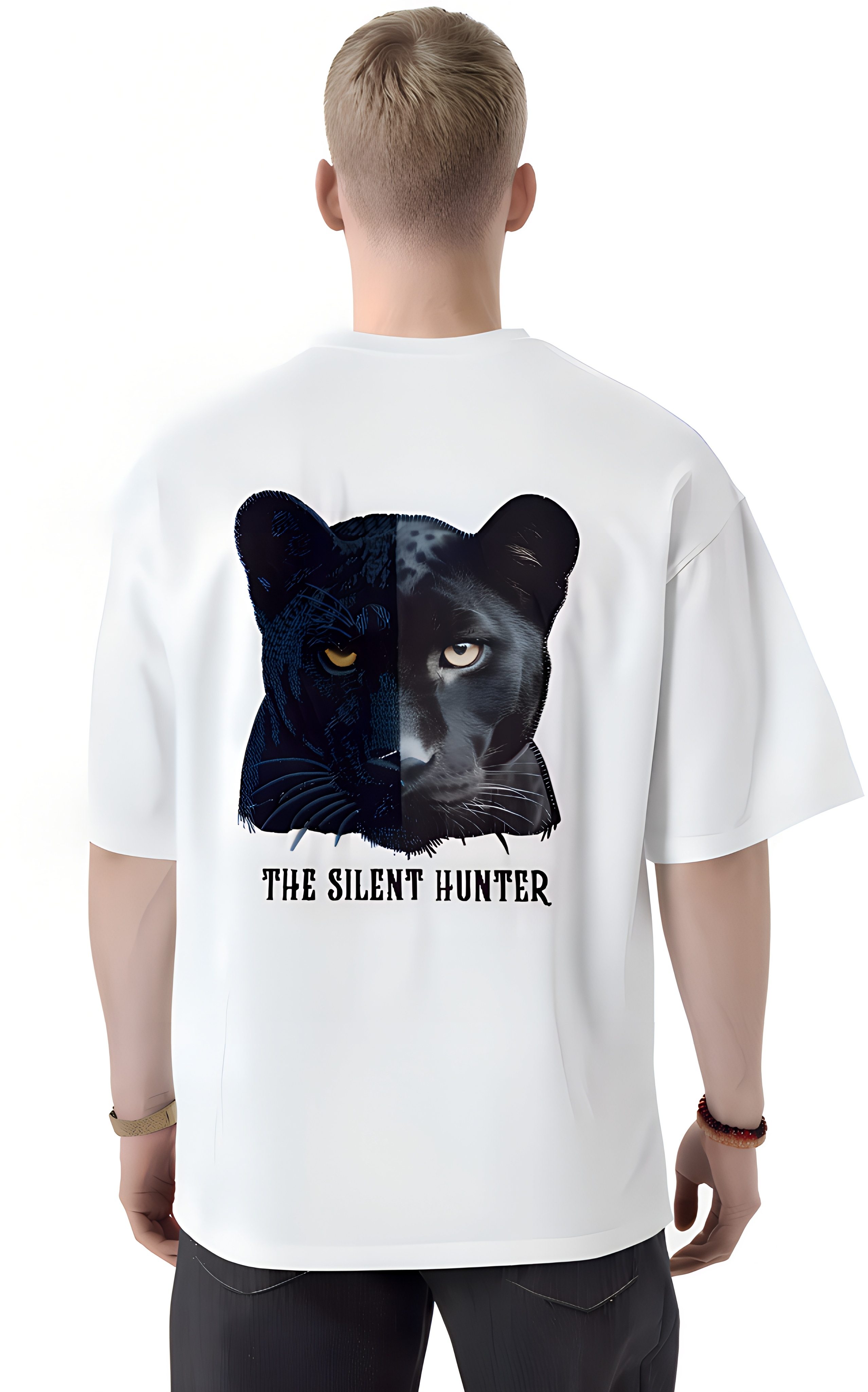 T-Shirt The Silent Hunter - Oversize Premium Homme