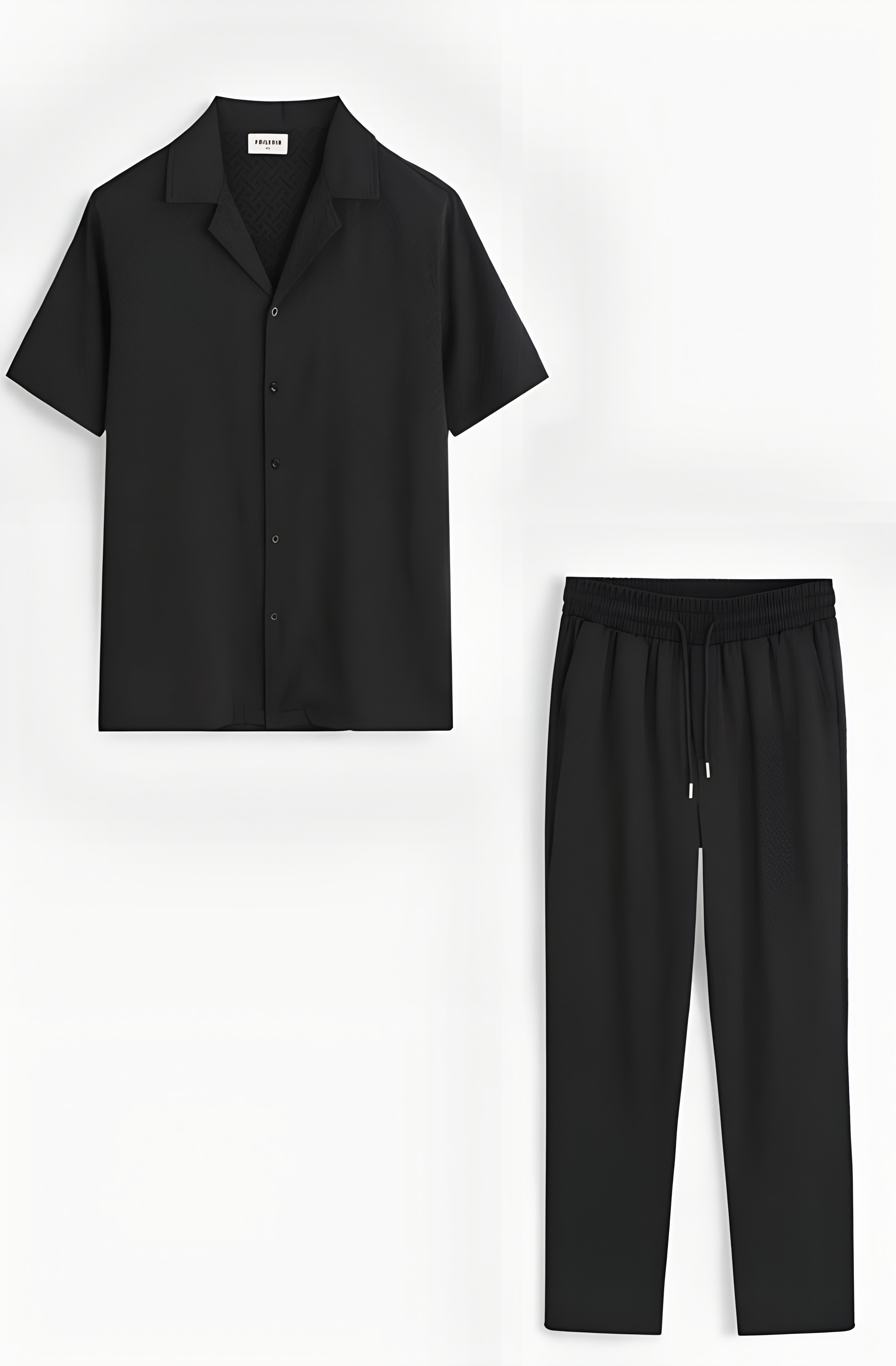 Ensemble Chemise à Manches Courtes et Pantalon