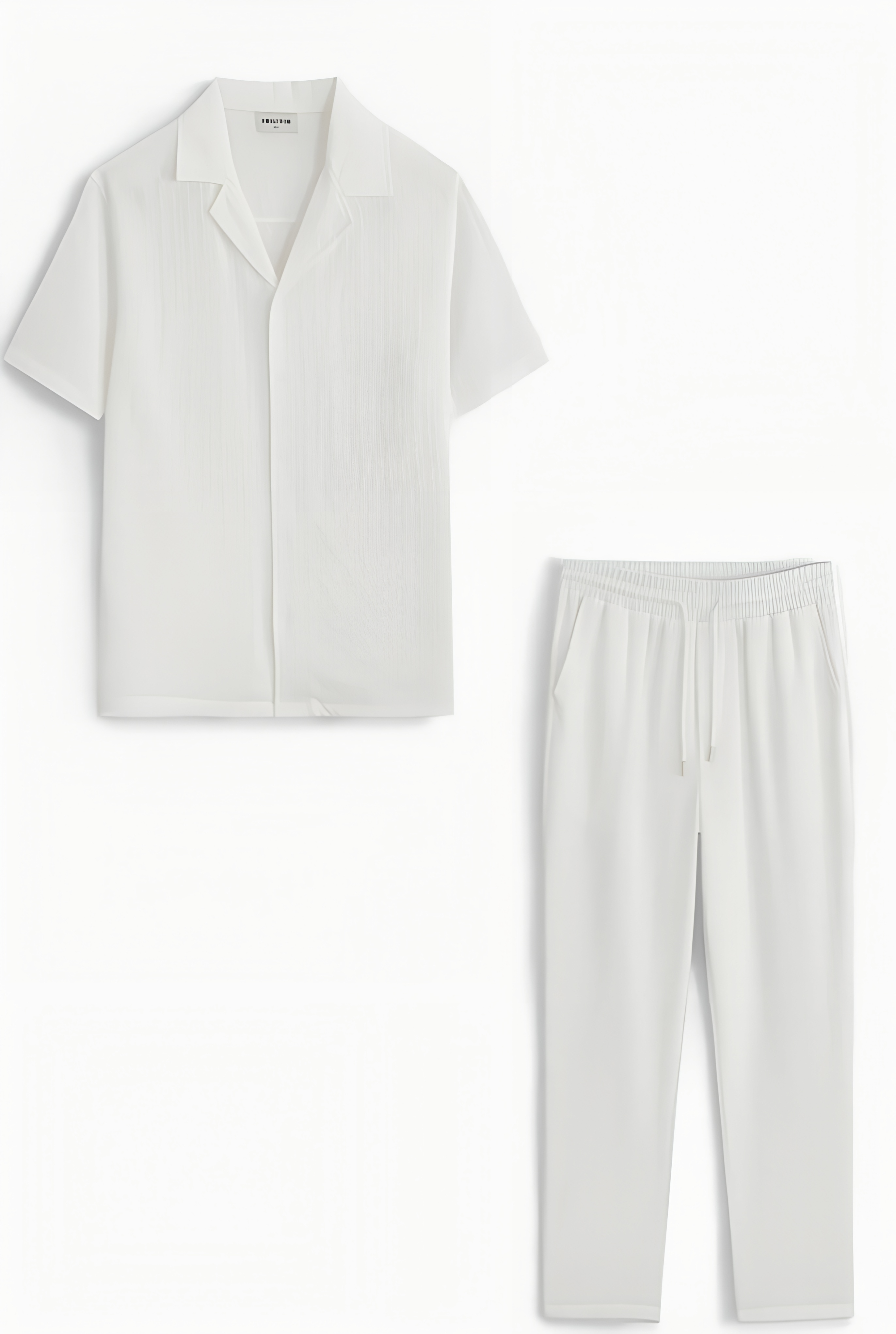 Ensemble Chemise à Manches Courtes et Pantalon