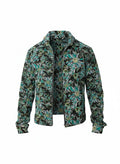 Veste à motif floral