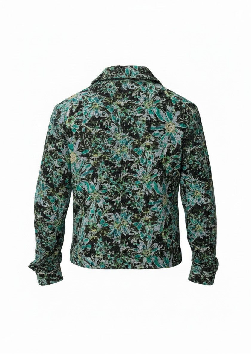 Veste à motif floral