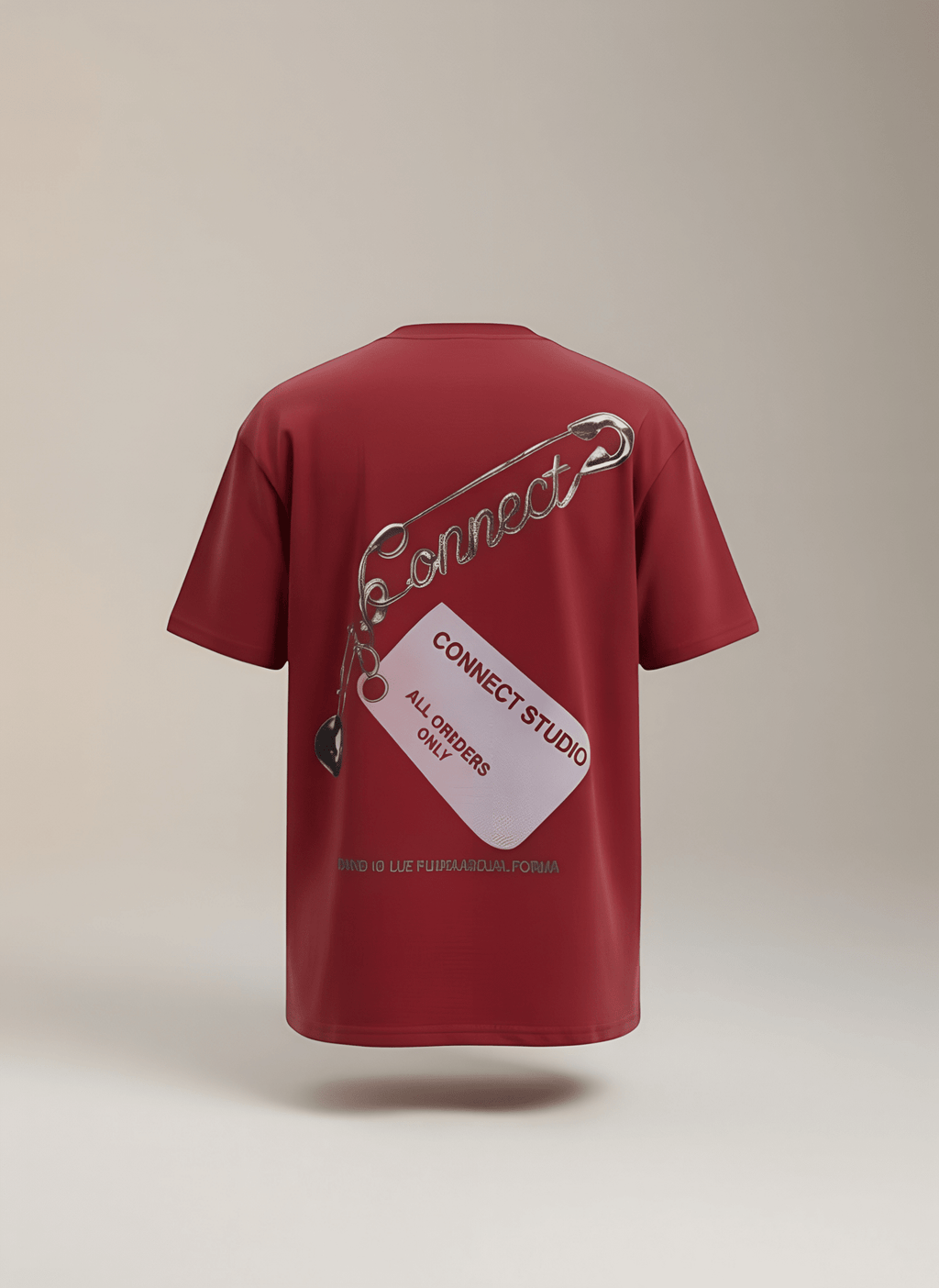 T-Shirt Connect Studio - Relaxed Fit Homme - Backstage Premium