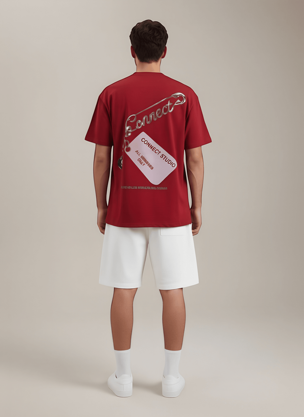 T-Shirt Connect Studio - Relaxed Fit Homme - Backstage Premium