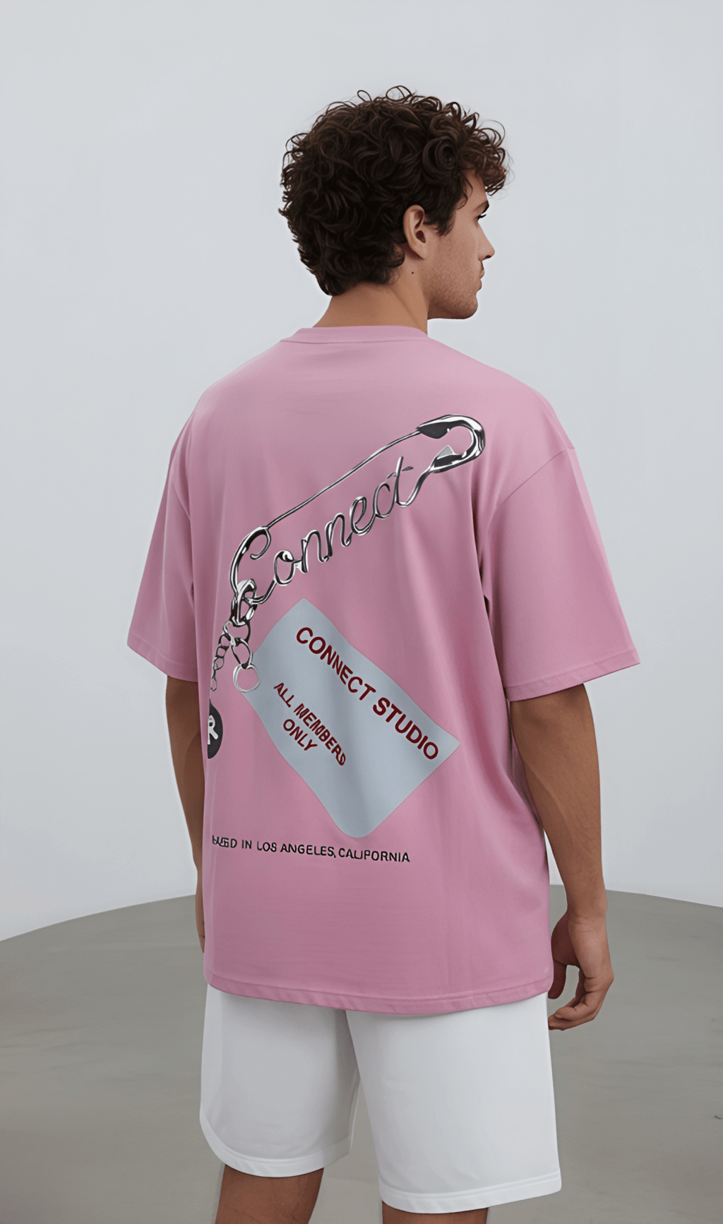 T-Shirt Connect Studio - Relaxed Fit Homme - Backstage Premium