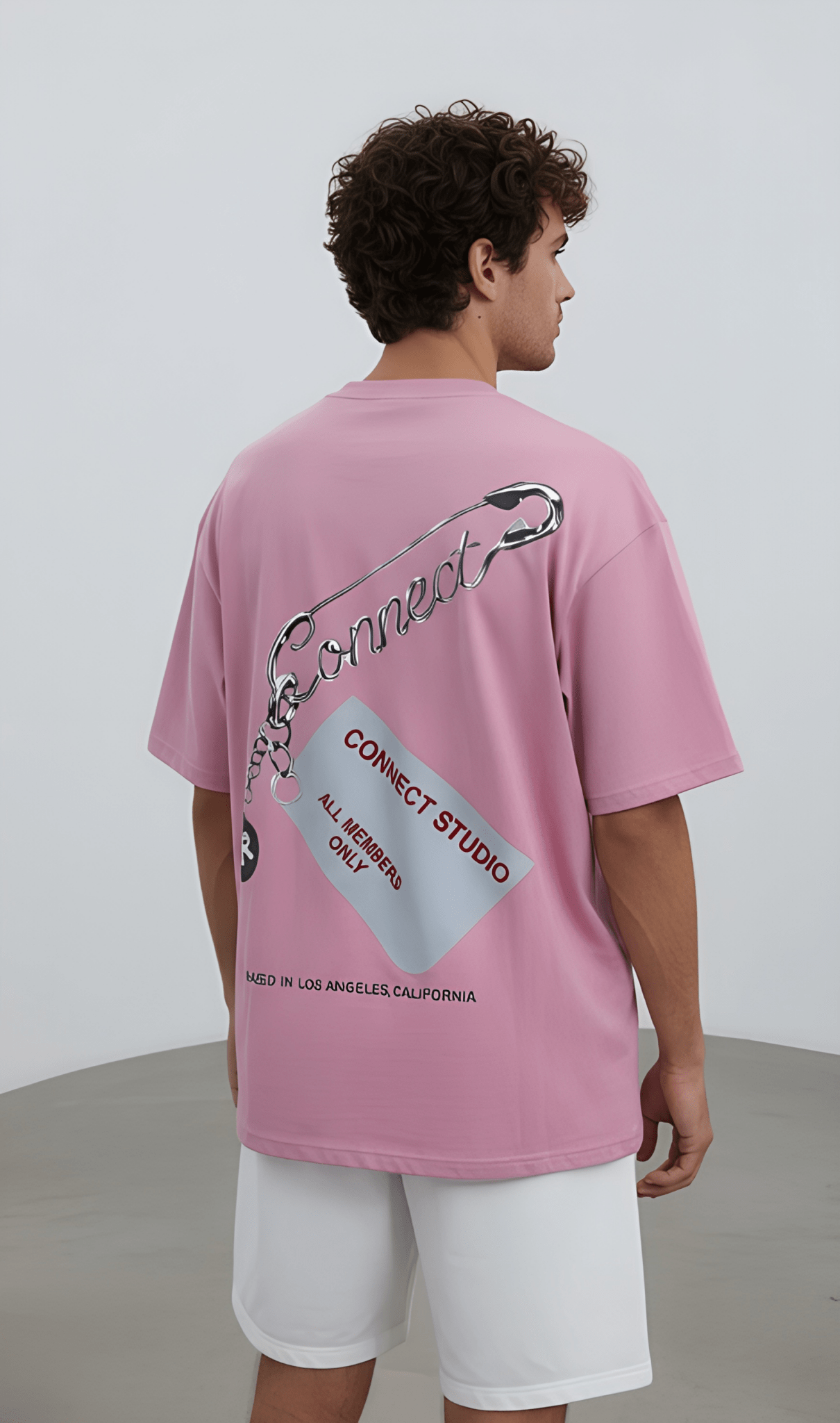 T-Shirt Connect Studio - Relaxed Fit Homme - Backstage Premium