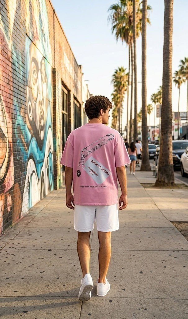 T-Shirt Connect Studio - Relaxed Fit Homme - Backstage Premium