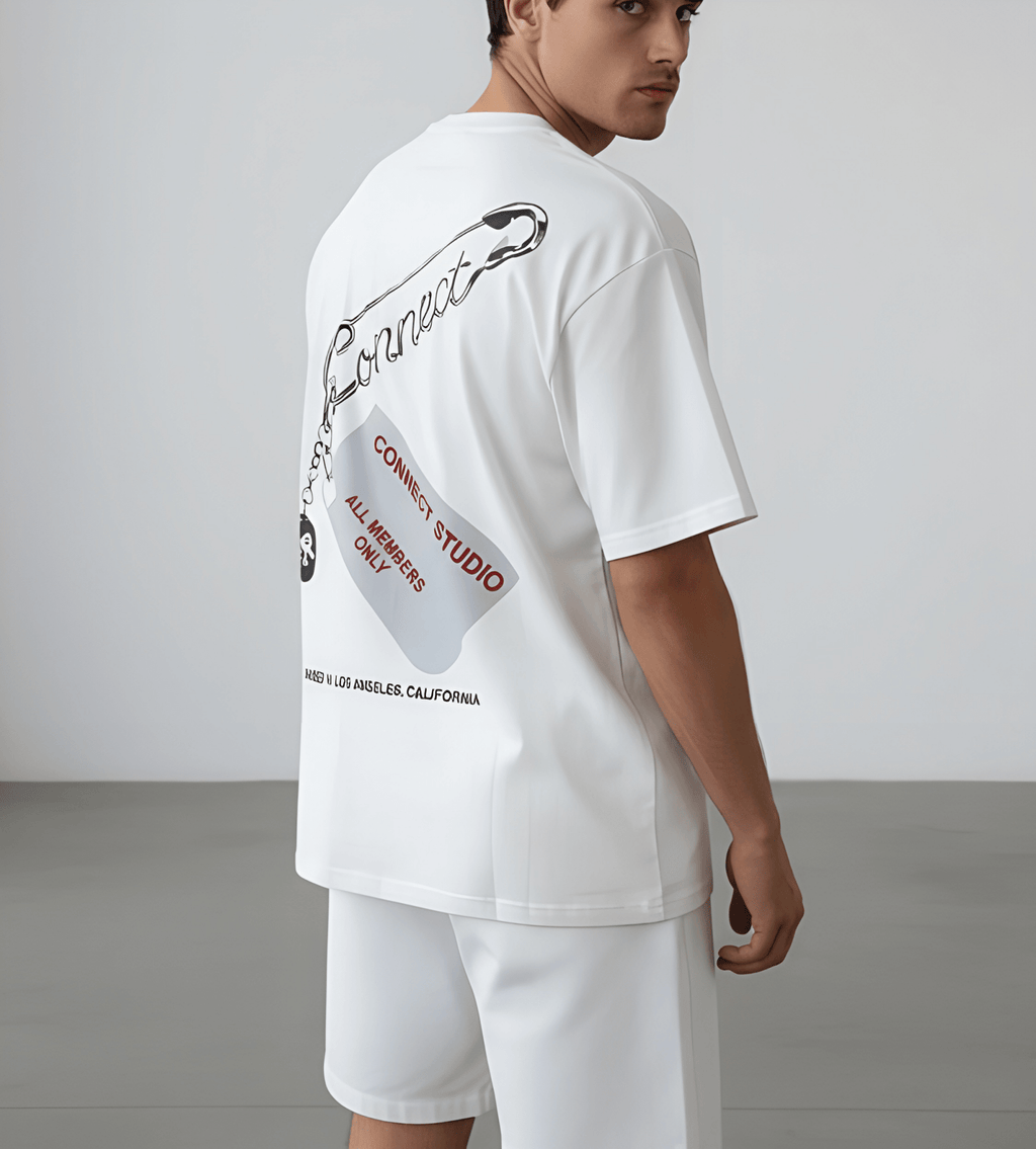 T-Shirt Connect Studio - Relaxed Fit Homme - Backstage Premium