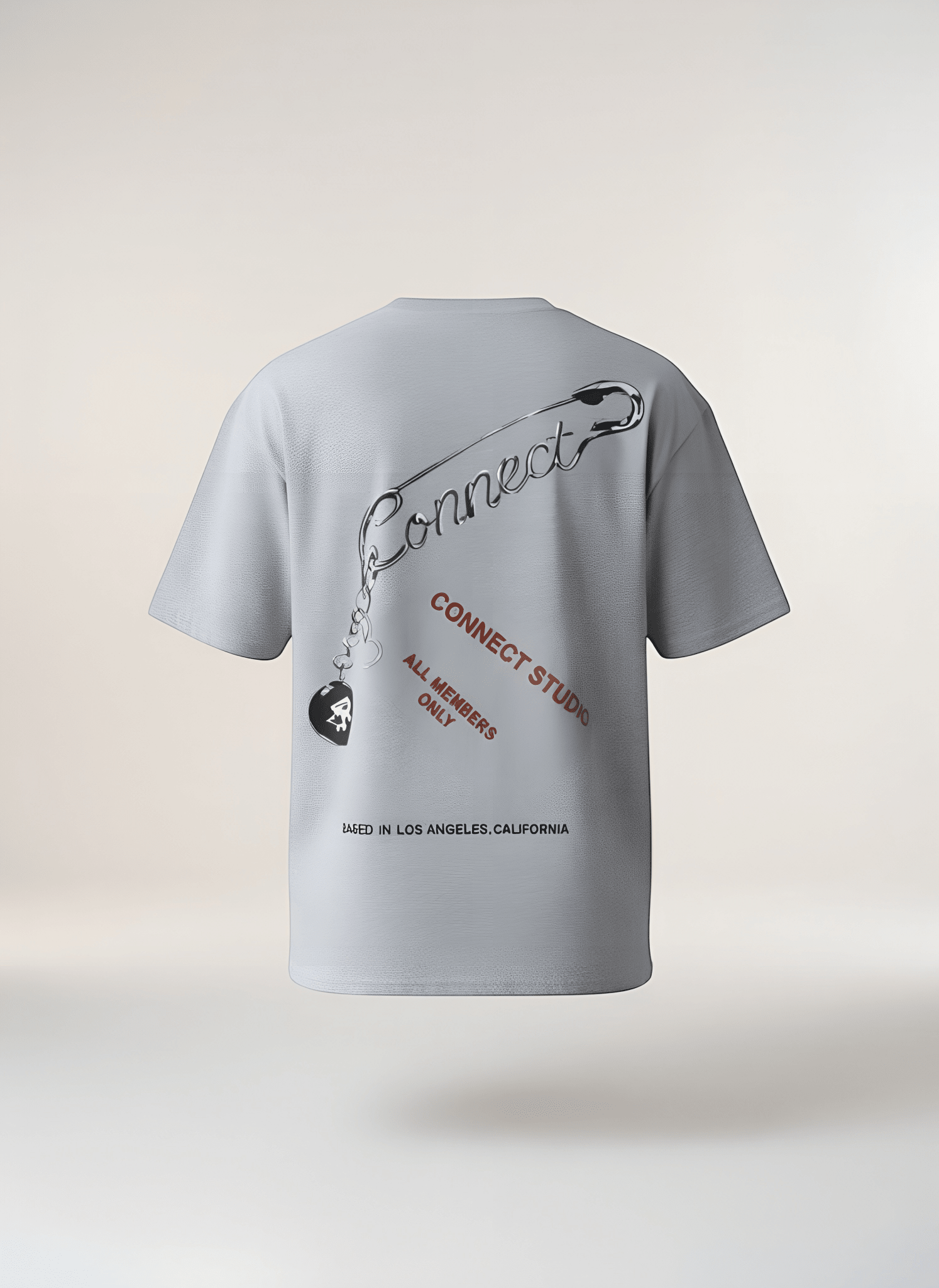 T-Shirt Connect Studio - Relaxed Fit Homme - Backstage Premium