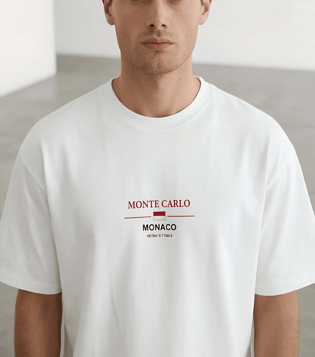T-Shirt Monte Carlo - Relaxed Fit Homme - Backstage Premium