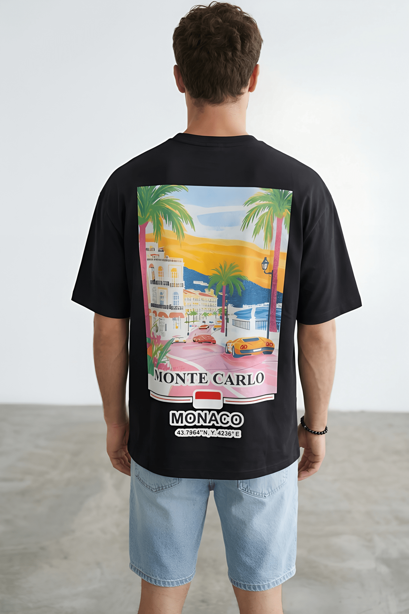 T-Shirt Monte Carlo - Relaxed Fit Homme - Backstage Premium