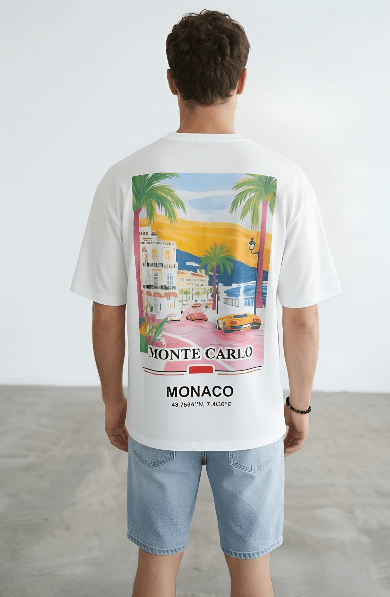 T-Shirt Monte Carlo - Relaxed Fit Homme - Backstage Premium