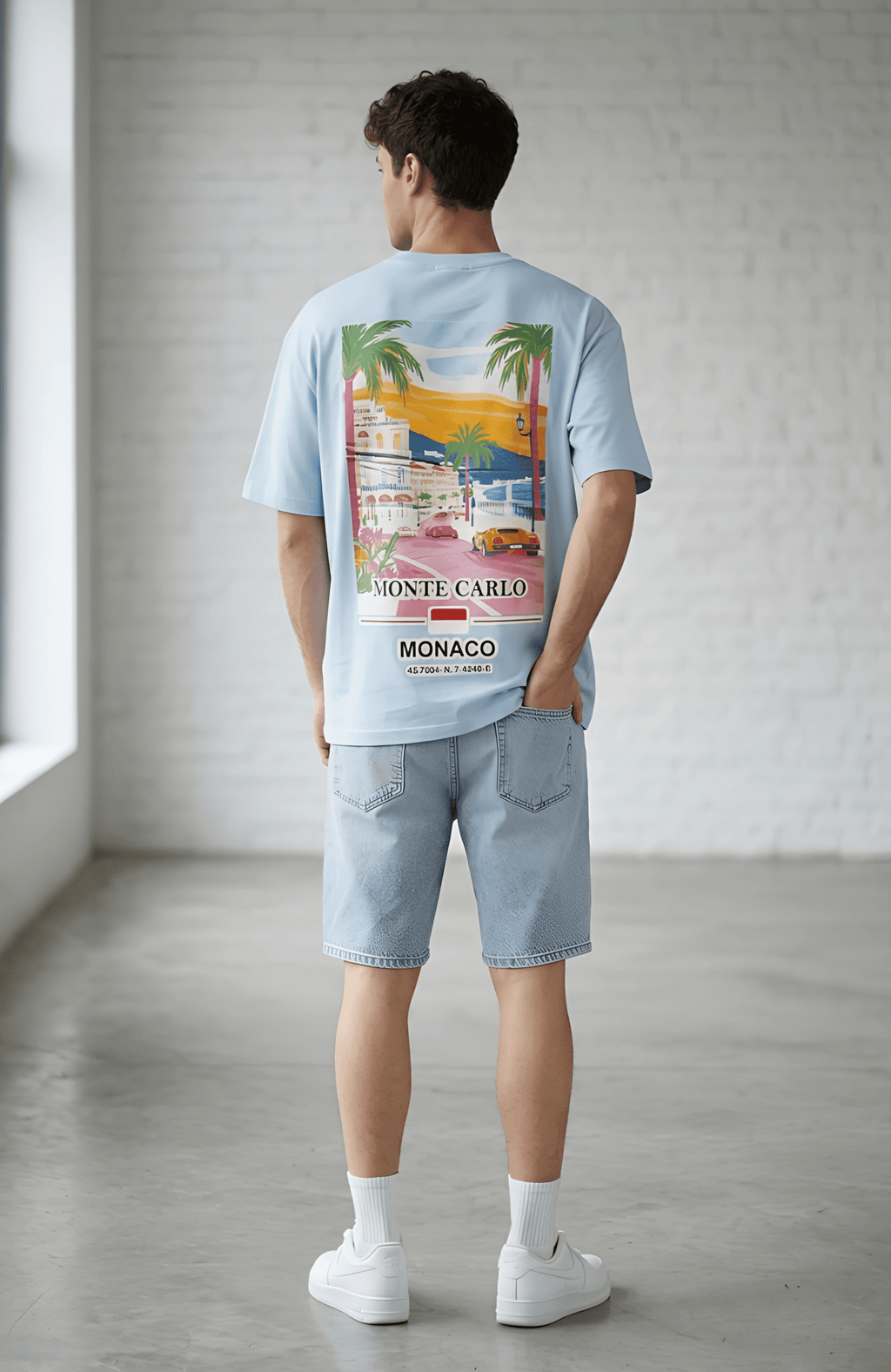 T-Shirt Monte Carlo - Relaxed Fit Homme - Backstage Premium