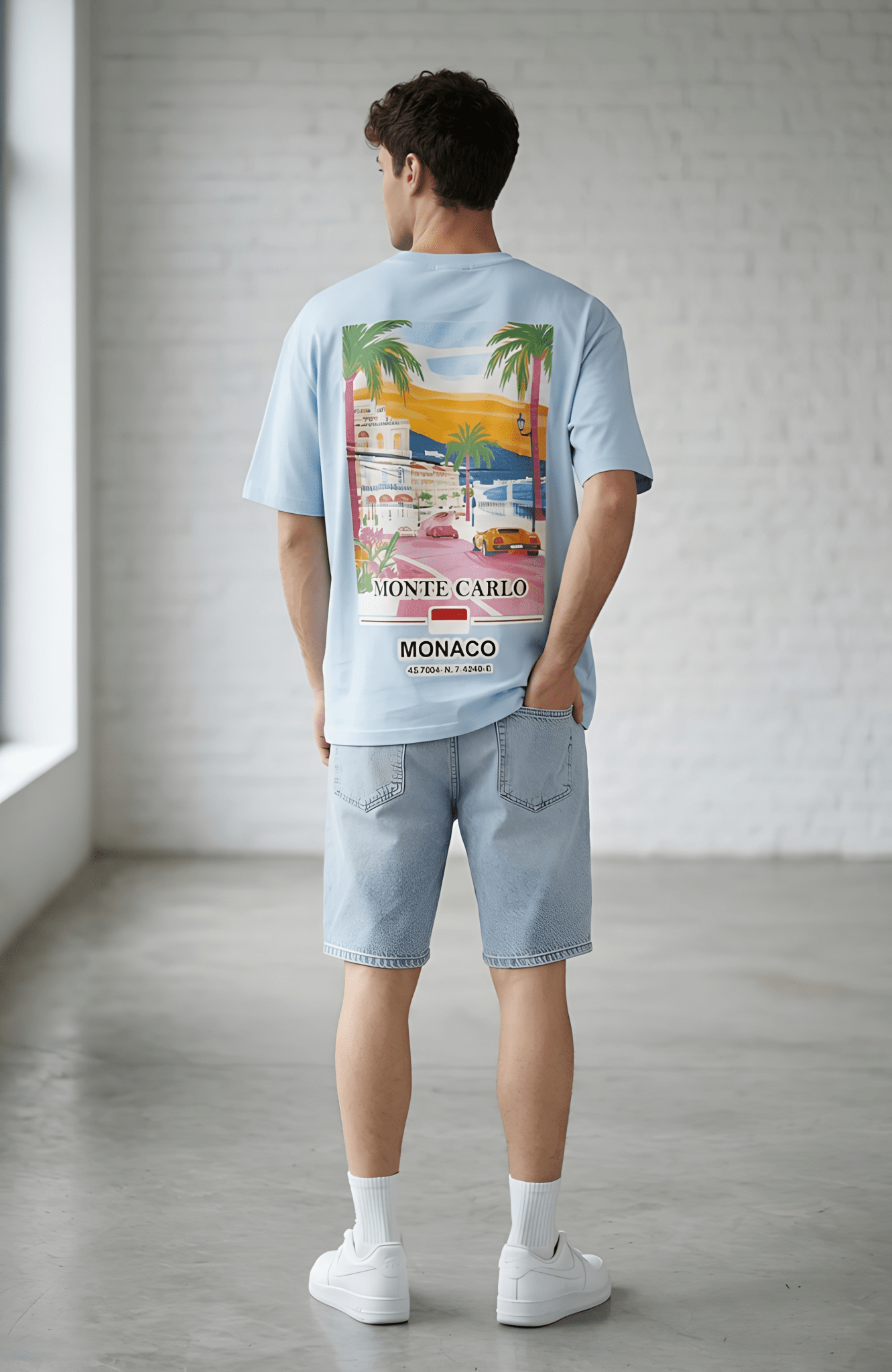 T-Shirt Monte Carlo - Relaxed Fit Homme - Backstage Premium