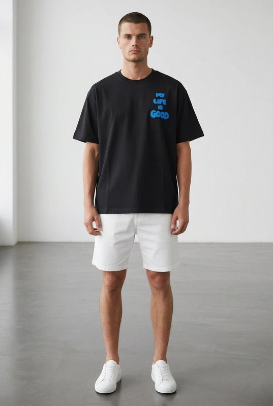 T-Shirt My Life Is Good - Oversize Premium - Backstage Premium
