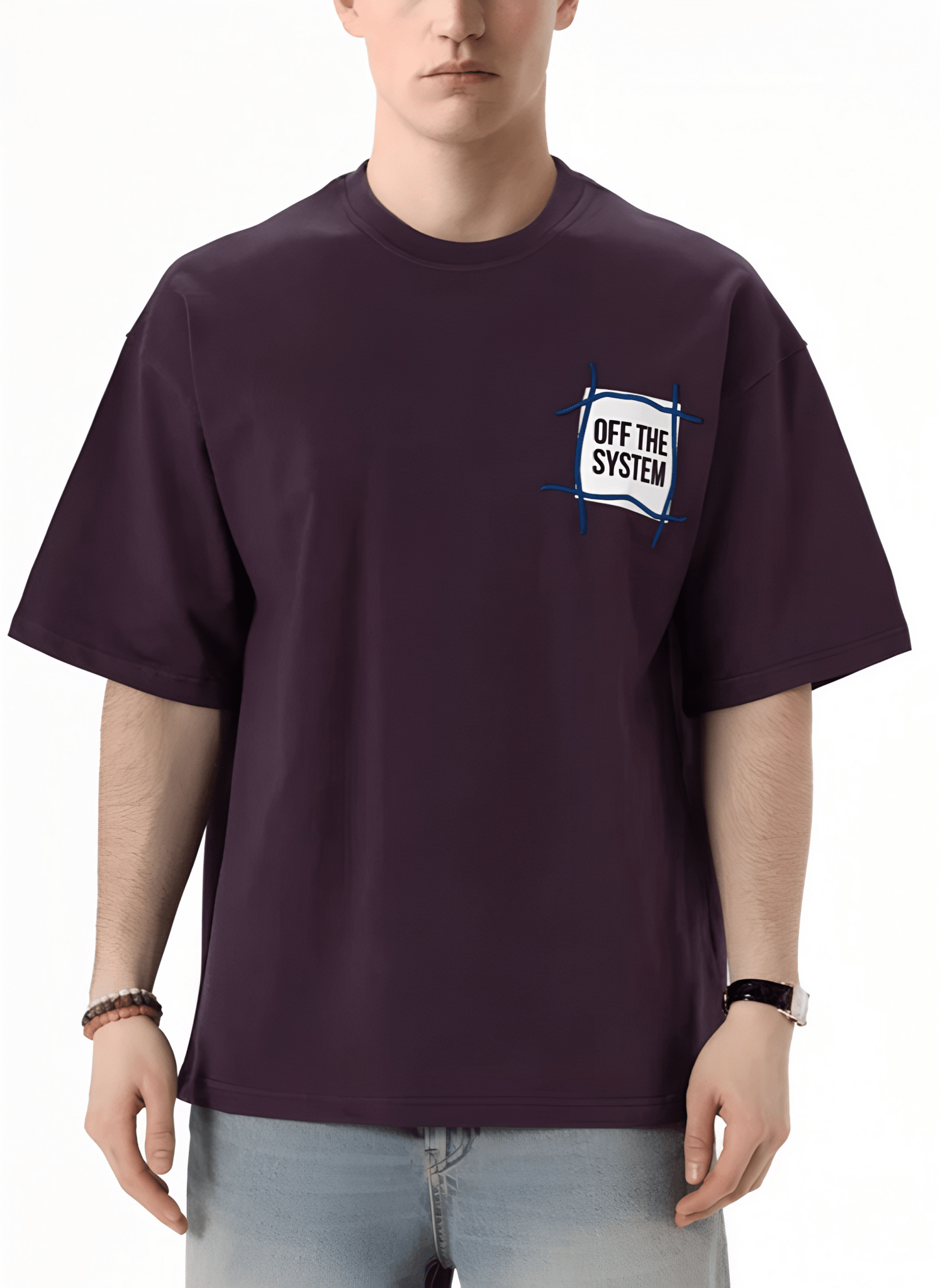 T-shirt Off The System 4 Coloris — Oversize Premium Homme - Backstage Premium