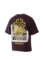 T-shirt Off The System Jaune & Violet — Oversize Premium - Backstage Premium
