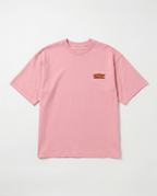 T-shirt Off The System Rose & Gris — Oversize 300g Premium - Backstage Premium