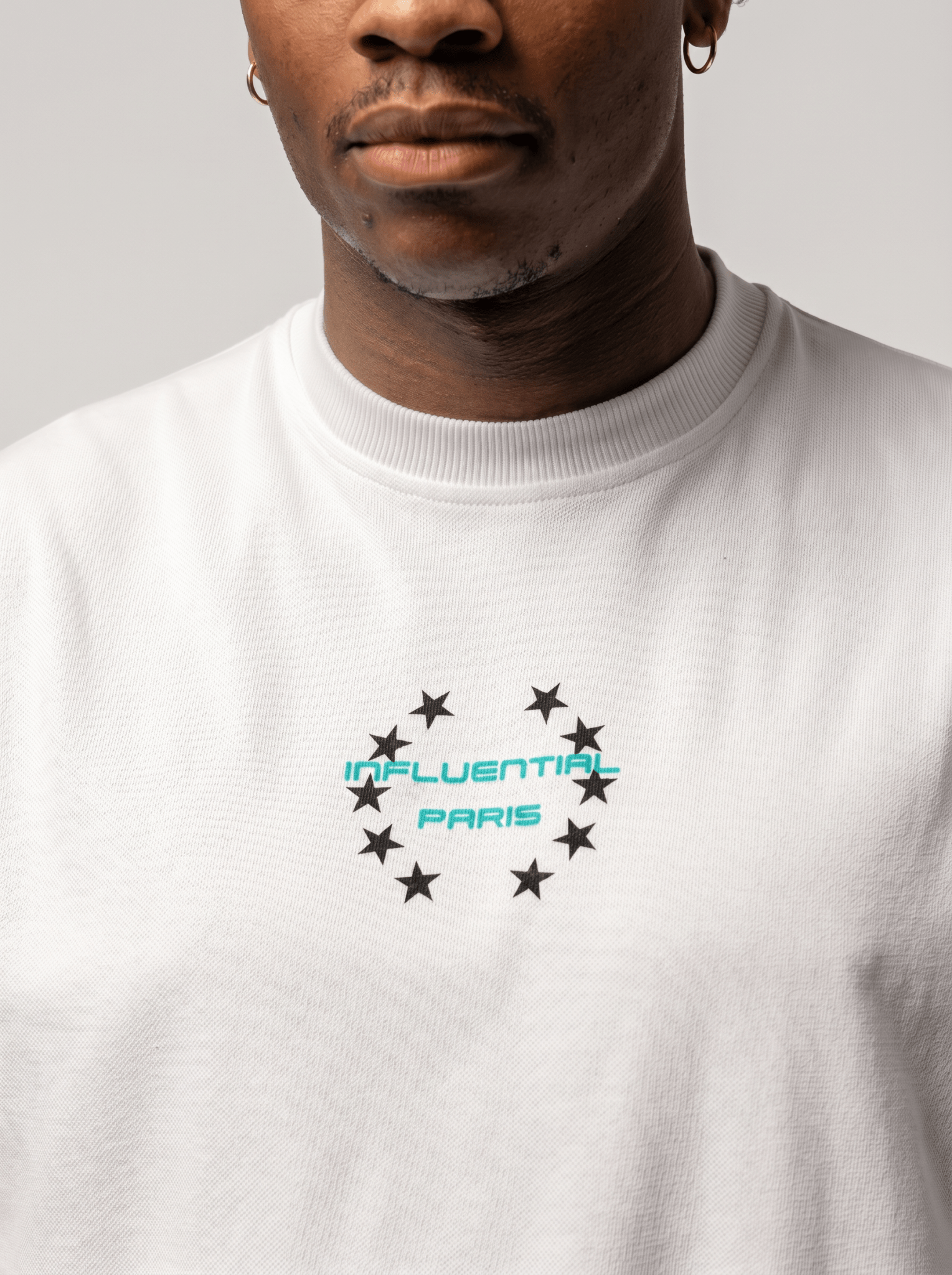 T-Shirt Oversize Premium 100% Coton Influential Paris - Backstage Premium