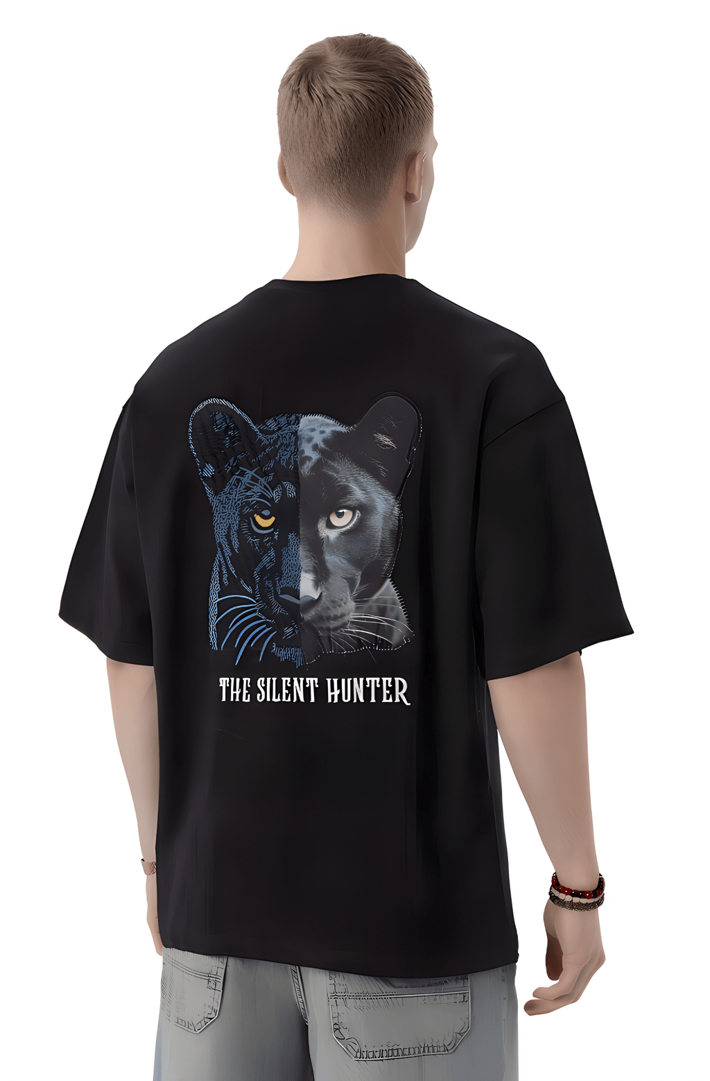 T-Shirt The Silent Hunter - Oversize Premium Homme - Backstage Premium