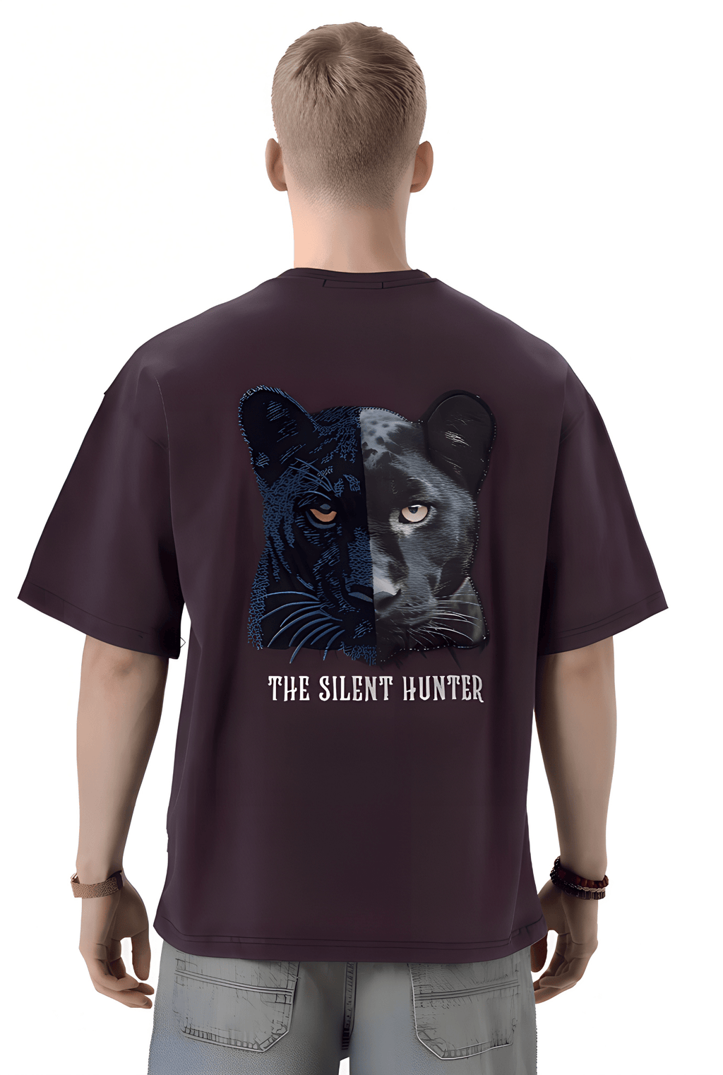 T-Shirt The Silent Hunter - Oversize Premium Homme - Backstage Premium