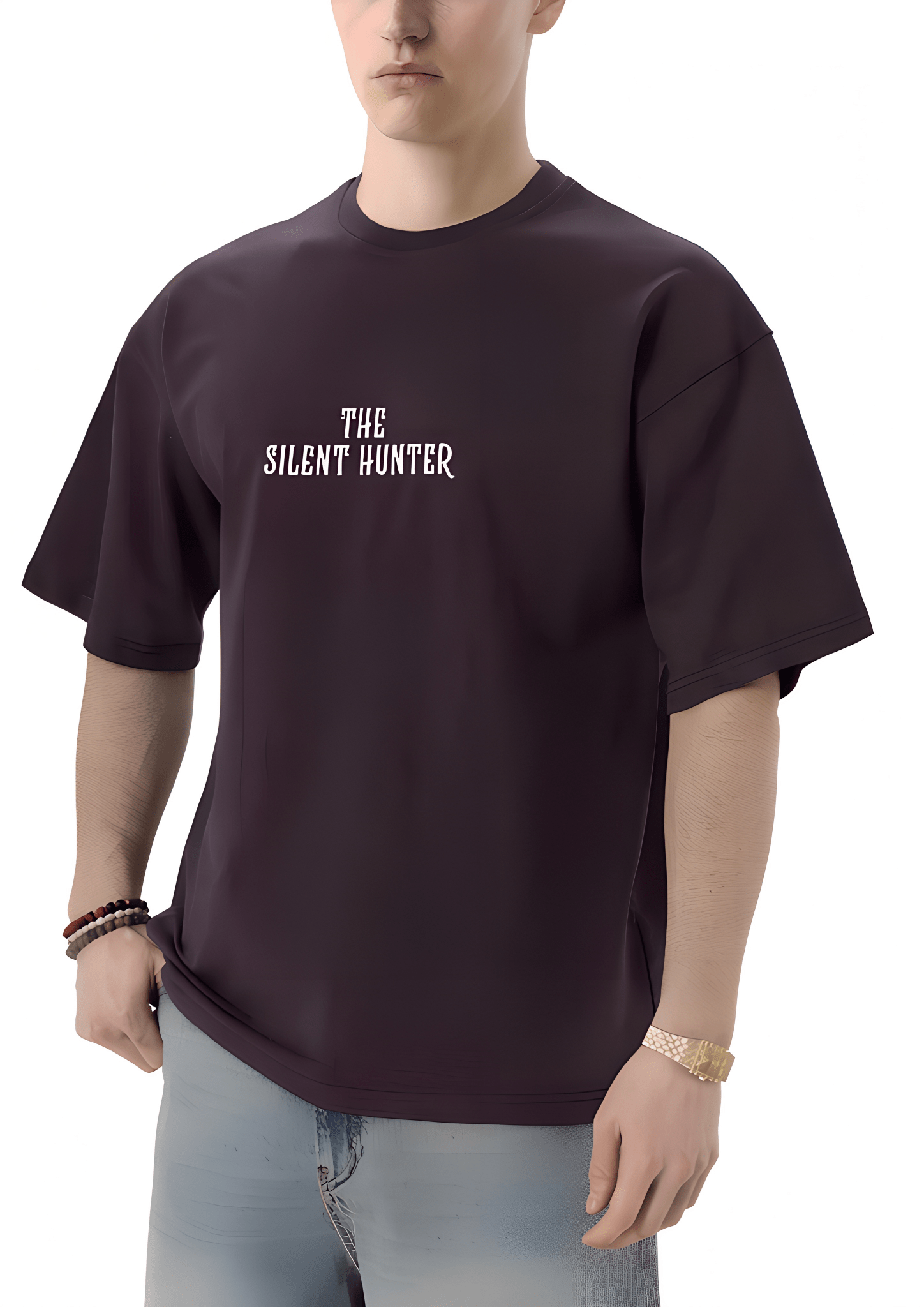 T-Shirt The Silent Hunter - Oversize Premium Homme - Backstage Premium