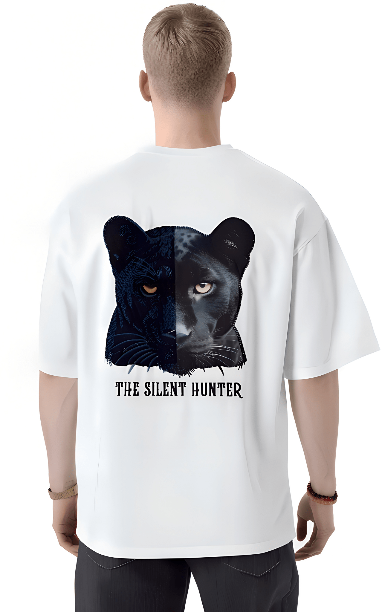 T-Shirt The Silent Hunter - Oversize Premium Homme - Backstage Premium