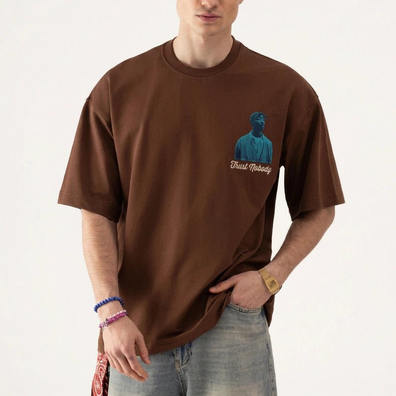 T-Shirt Trust Nobody - Oversize Premium Homme - Backstage Premium