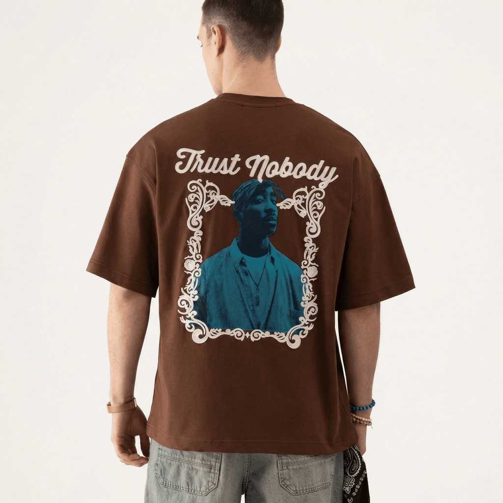 T-Shirt Trust Nobody - Oversize Premium Homme - Backstage Premium