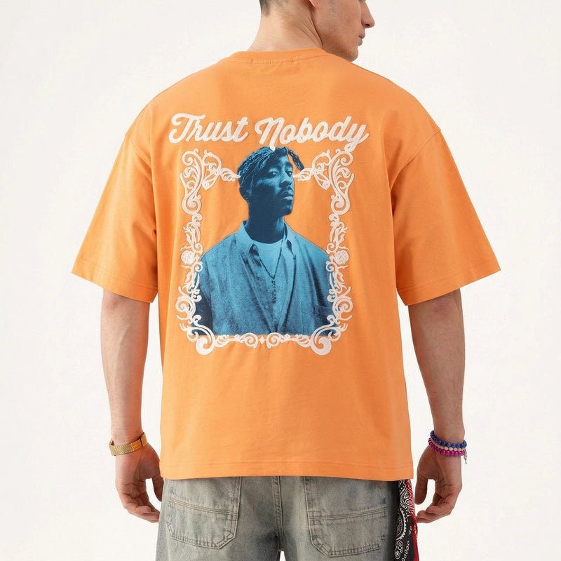 T-Shirt Trust Nobody - Oversize Premium Homme - Backstage Premium