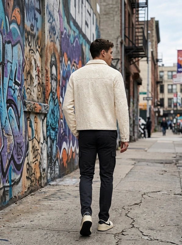 Veste Florale Premium Streetwear - Backstage Premium