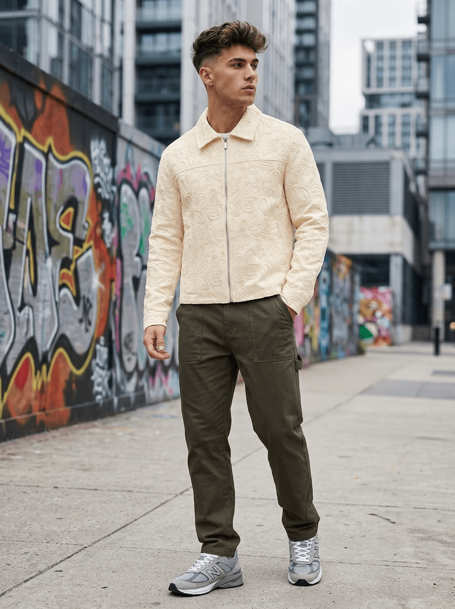Veste Florale Premium Streetwear - Backstage Premium